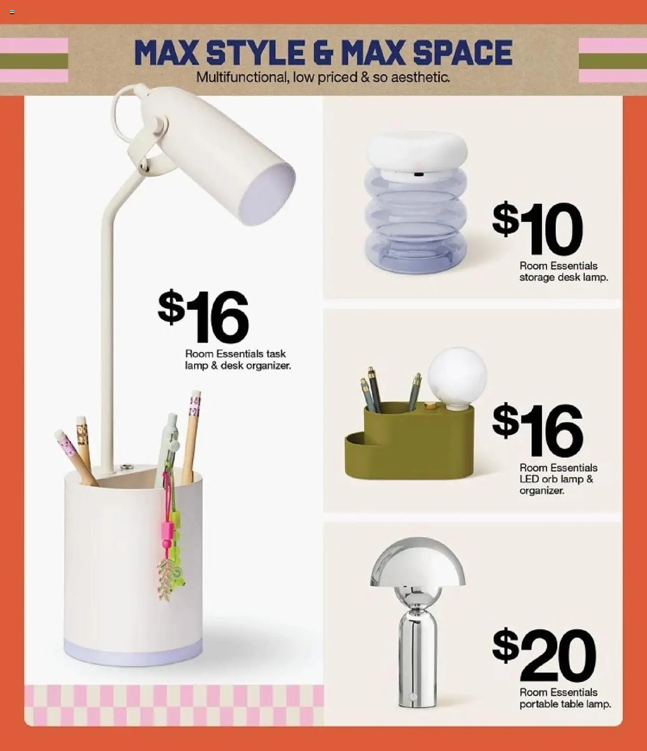 Target Weekly Ad - valid from 03.08.2025 | Page: 24 | Products: Table, Lamp, Desk