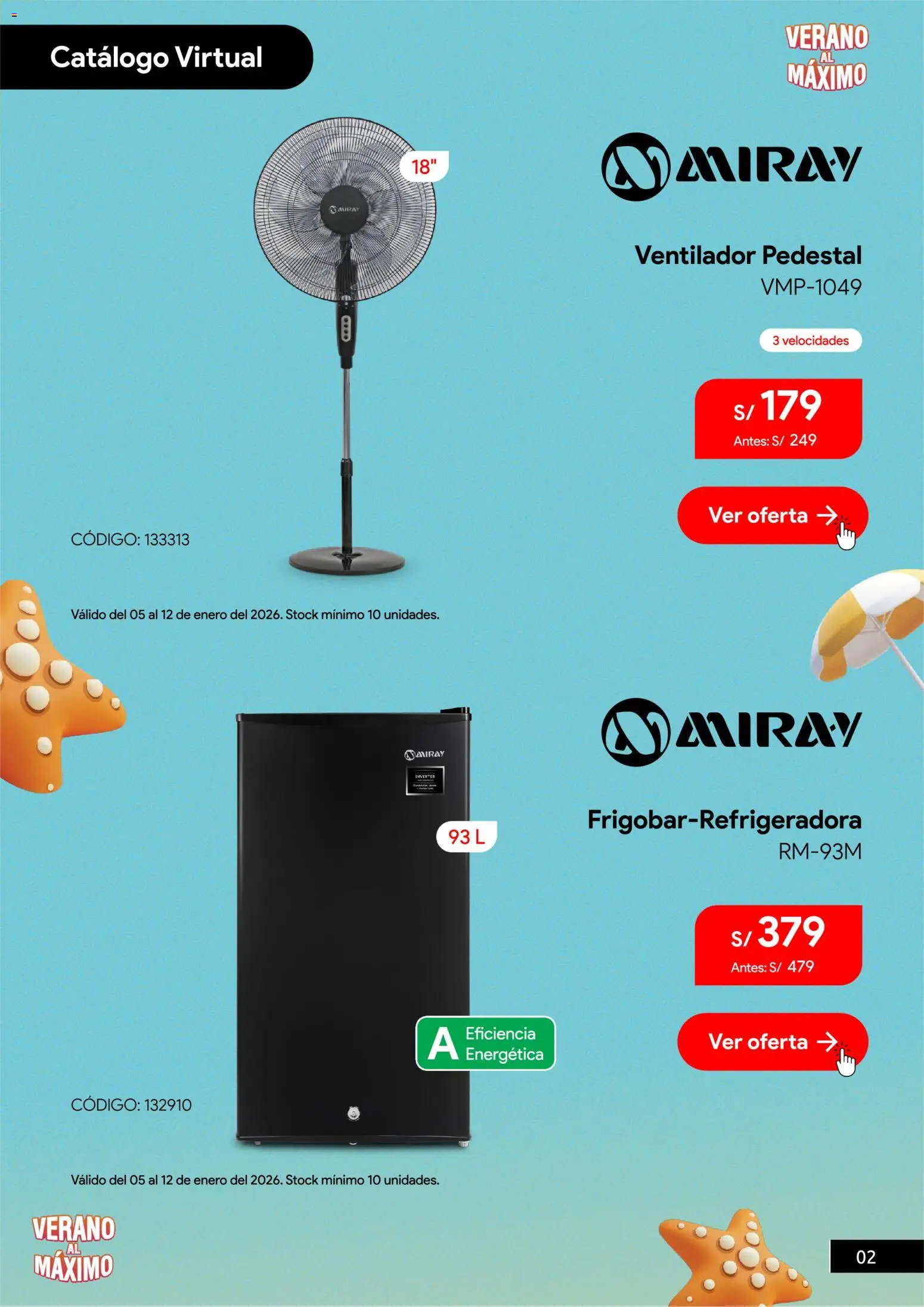 Catálogo Hiraoka válido desde 05.01.2026 | Página: 3 | Productos: Ventilador