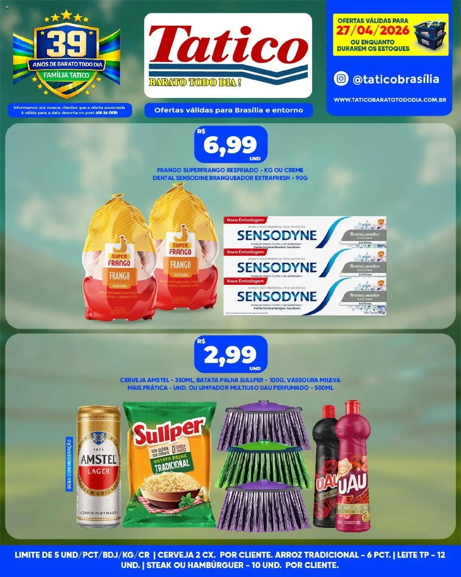 Tatico Folheto - válido de 28.04.2026 | Página: 22 | Produtos: Limpador multiuso, Leite, Arroz, Batata palha