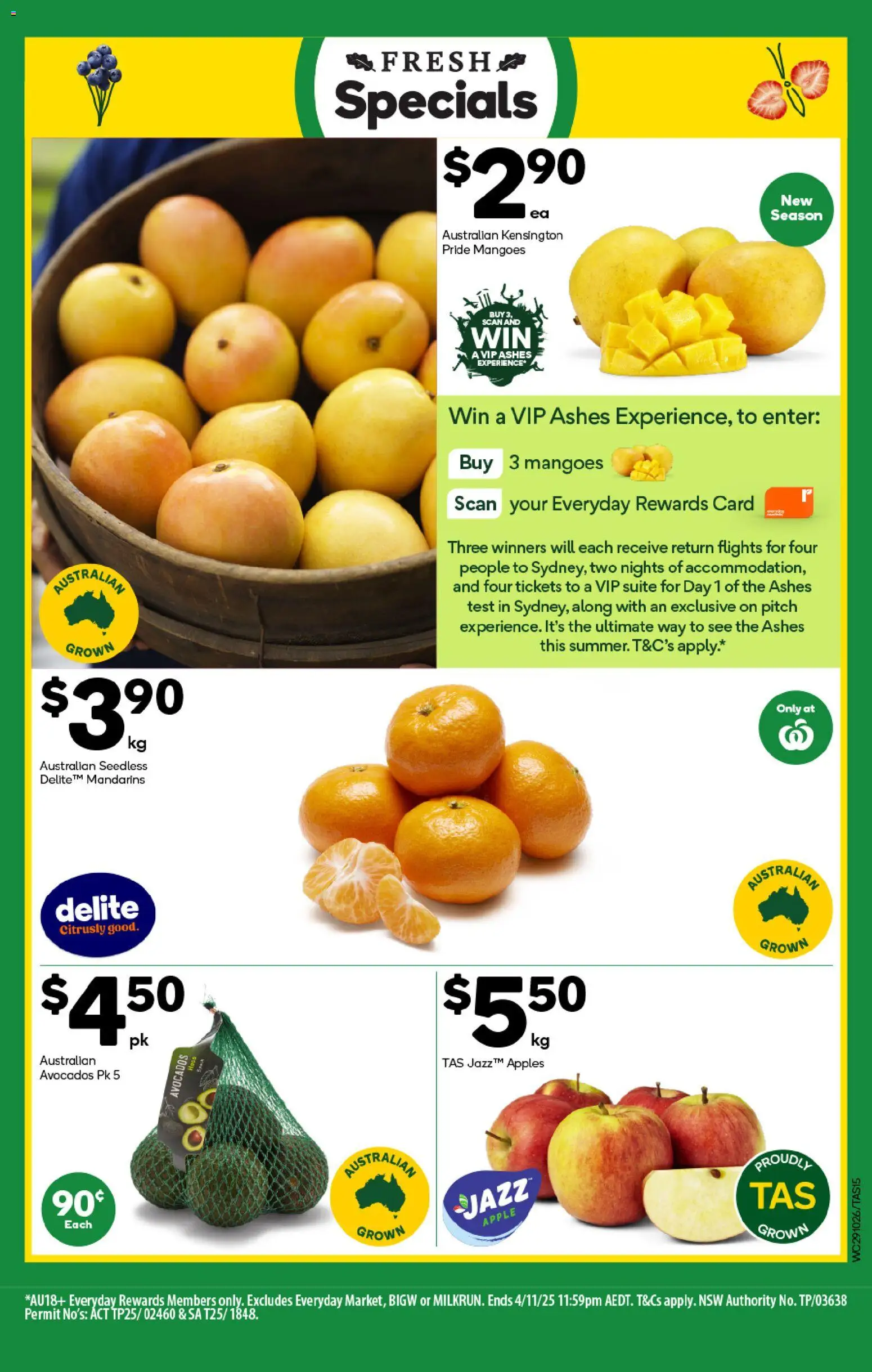 Woolworths catalogue - valid from 29.10.2025 | Page: 15 | Products: Suite, Apples, Mandarins