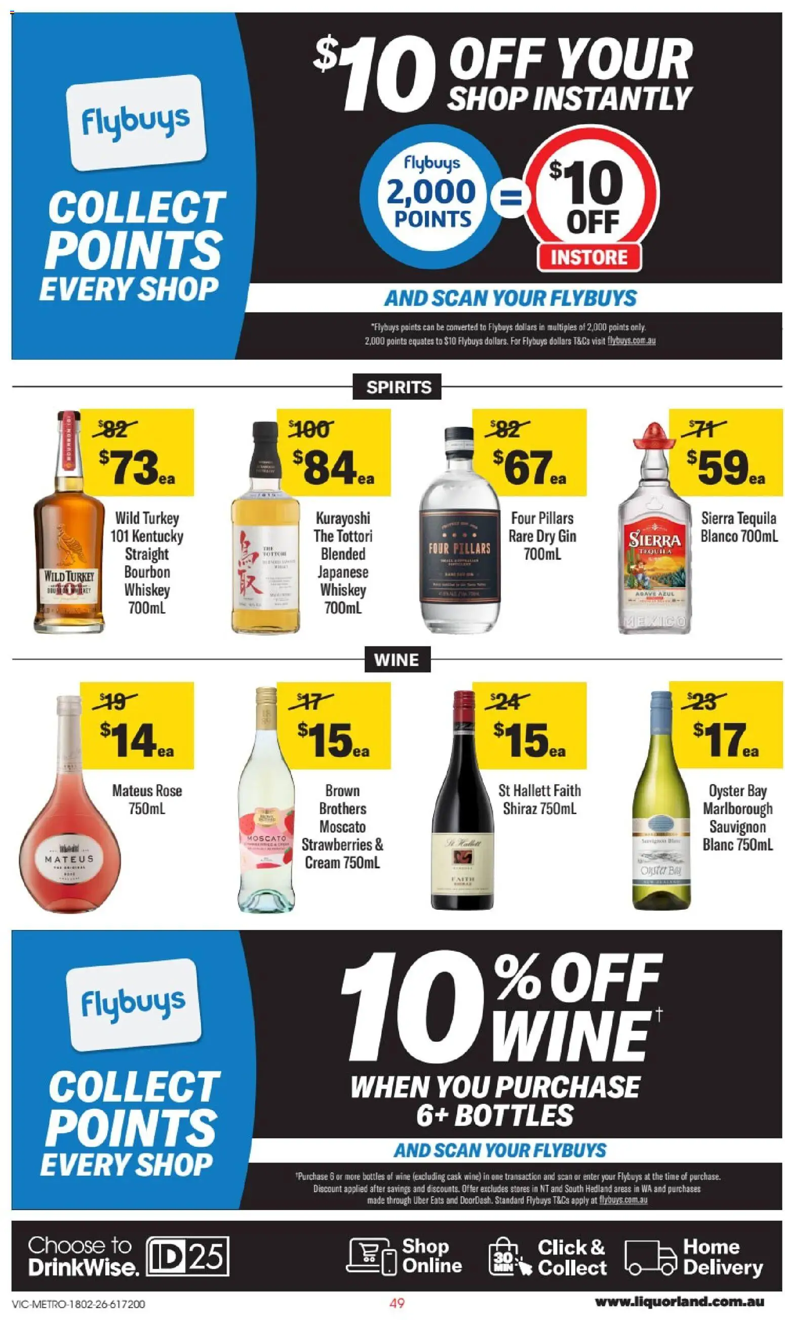 Liquorland catalogue - valid from 18.02.2026 | Page: 2 | Products: Bourbon, Gin, Strawberries, Cream