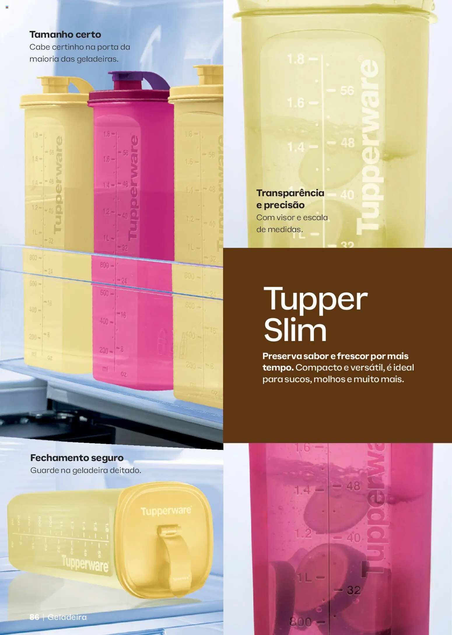 Tupperware Folheto - válido de 01.03.2026 | Página: 86 | Produtos: Geladeira, Porta