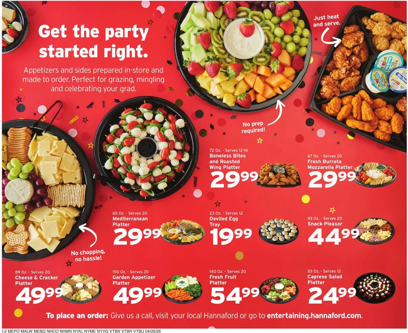 Hannaford Weekly Ad - valid from 26.04.2026 | Page: 10 | Products: Cheese, Salad