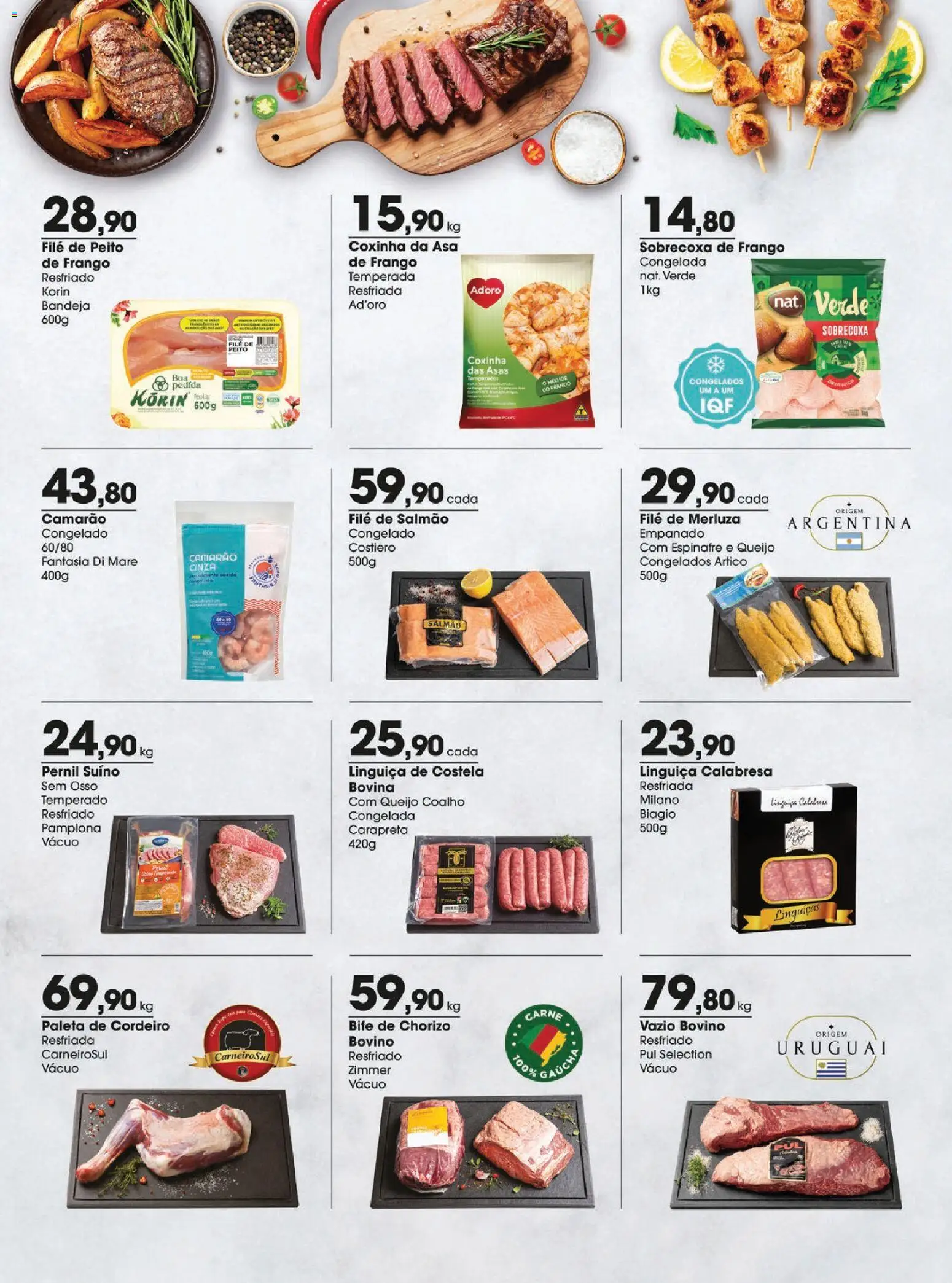 Zaffari Folheto - válido de 20.01.2026 | Página: 11 | Produtos: Linguiça, Cordeiro, Queijo, Frango