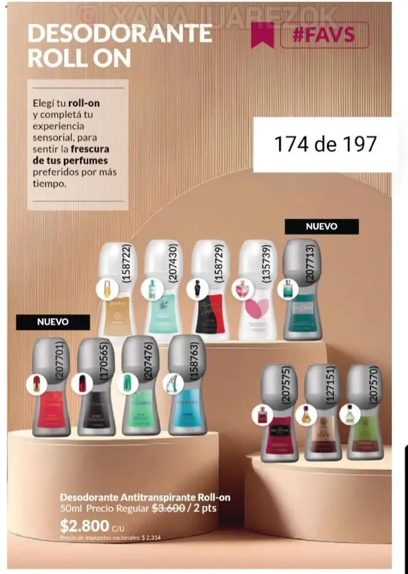 Catálogo AVON Campaña 15/2025 │ válido desde el 23.10.2025 | Página: 152 | Productos: Desodorante, Antitranspirante