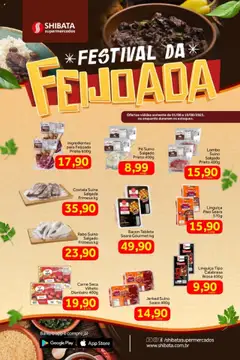Shibata - Ofertas Festival da Feijoada - Pré-Visualização do folheto da loja Shibata, válido de 01.08.2025