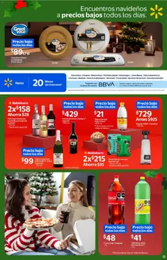Vista previa de Walmart catálogo La cena más esperada a precios bajos, nuevo folleto de la tienda, válido en México a partir del 03.12.2025 | Página: 15 | Productos: Refresco, Manzana, Toronja, Tequila