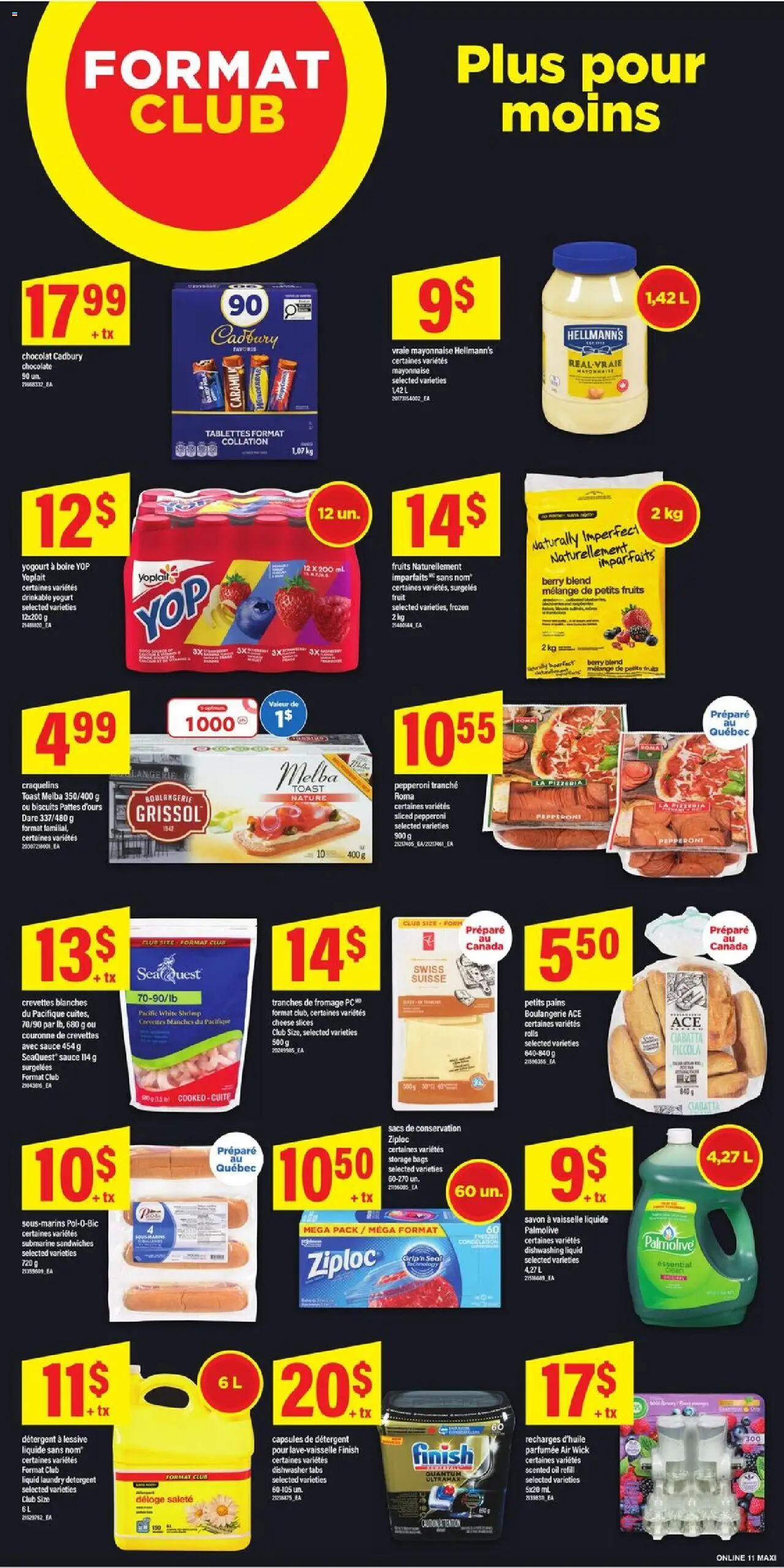 Maxi flyer valid from 18.09.2025 | Page: 14 | Products: PC, Dishwasher, Cheese, Chocolate