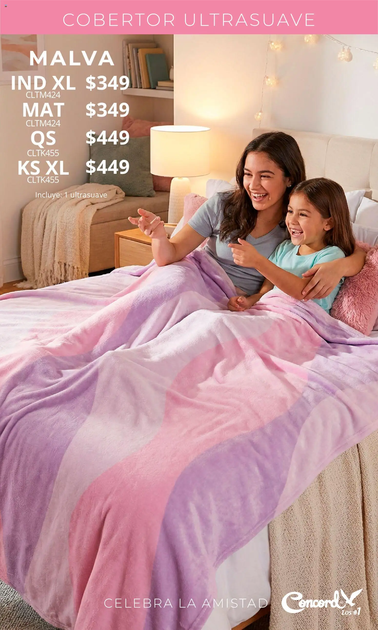 Nuevas ofertas de Colchas Concord válidas en toda la República Mexicana desde el 01.02.2026. ¡Encuentra las mejores ofertas en Colchas Concord catálogo San Valentín! | Página: 28