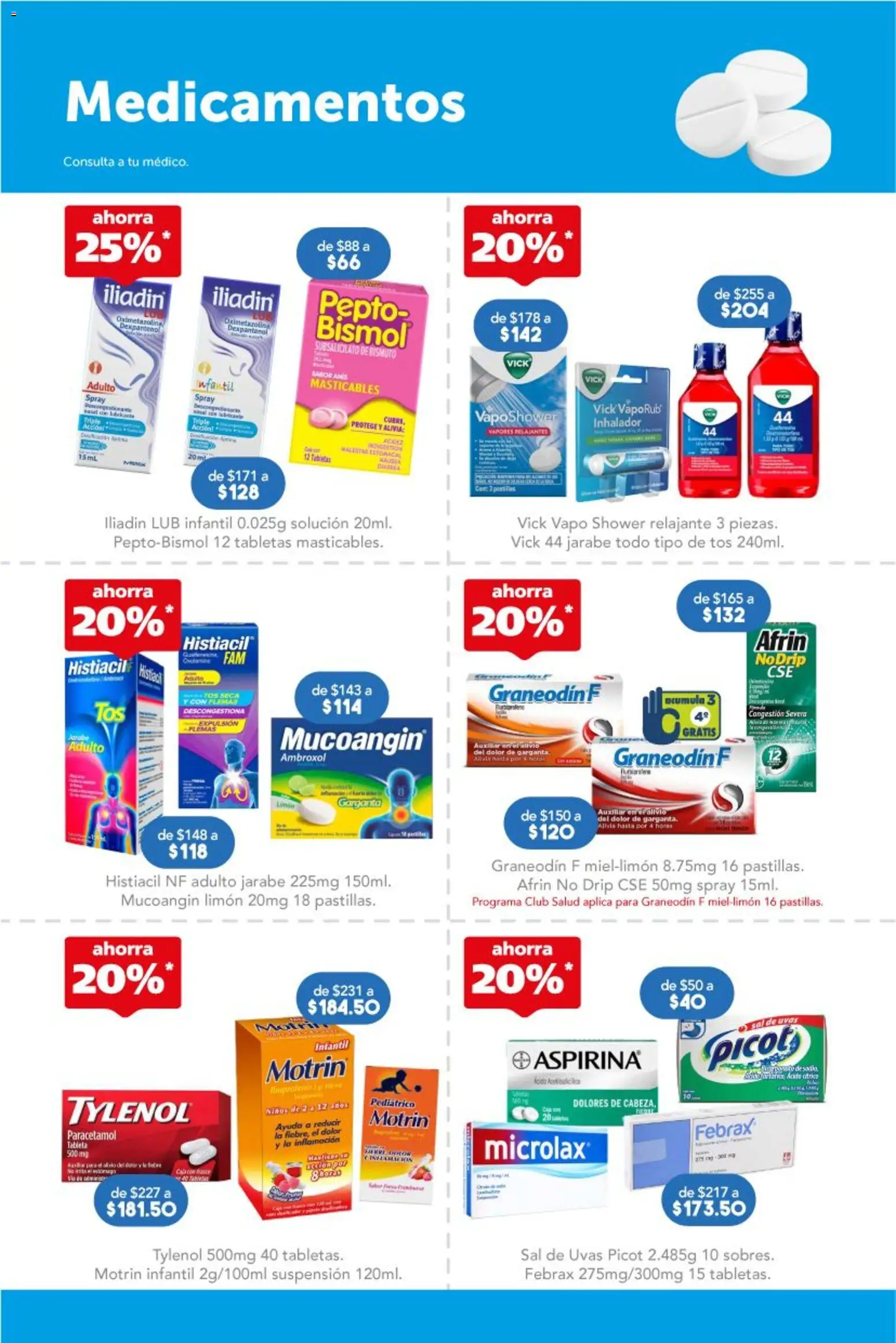 Nuevas ofertas de Farmacia San Pablo válidas en toda la República Mexicana desde el 25.01.2026. ¡Encuentra las mejores ofertas en Farmacia San Pablo catálogo! | Página: 4 | Productos: Sal, Limón, Tableta
