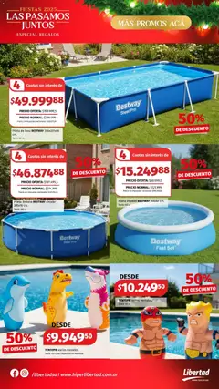 Vista previa Hipermercado Libertad - Especial Regalos  válido desde el 04.12.2025 | Página: 6 | Productos: Lona, Pileta