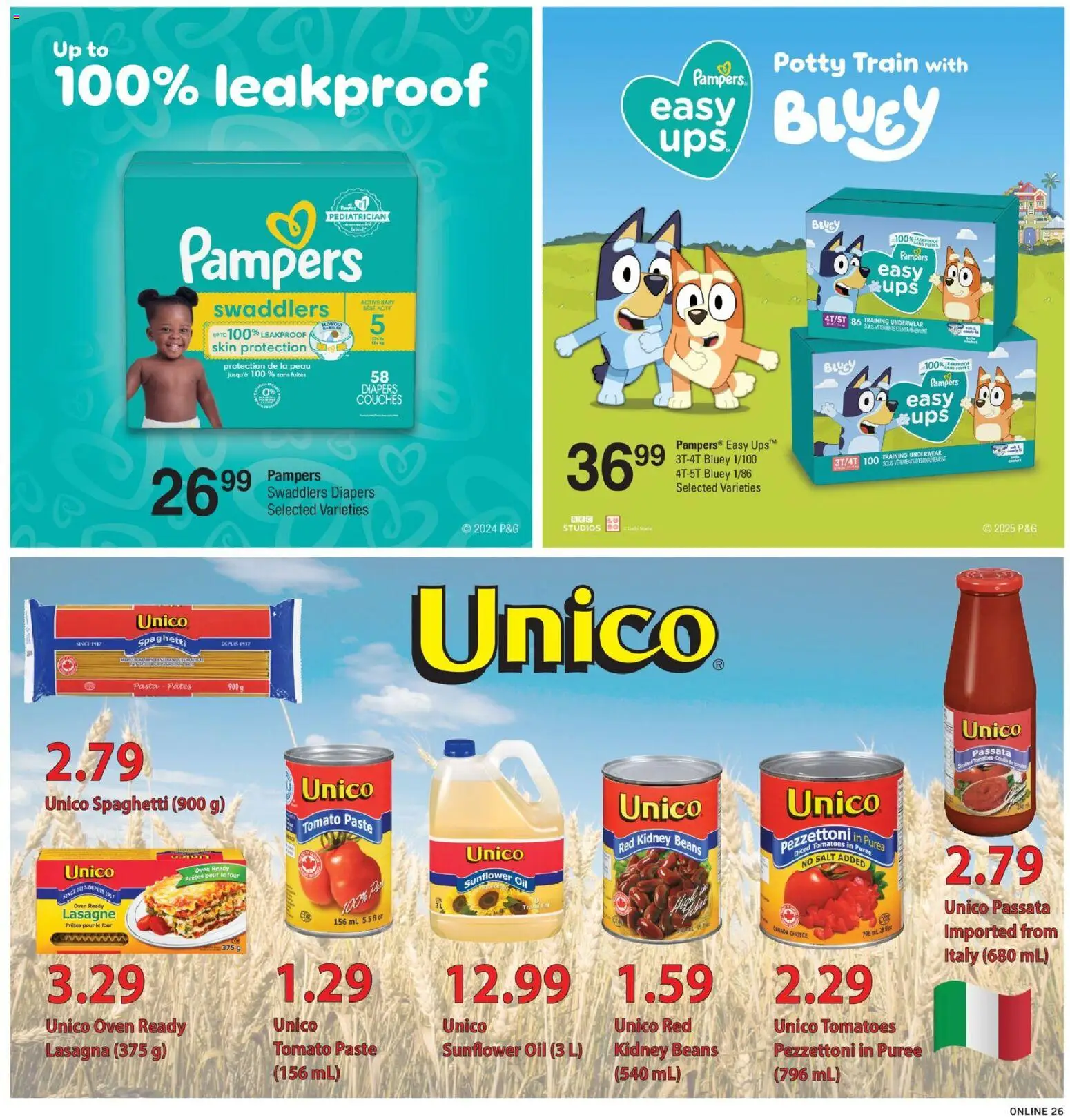 Fortinos flyer valid from 04.12.2025 | Page: 26 | Products: Pasta, Oven, Oil, Tomatoes