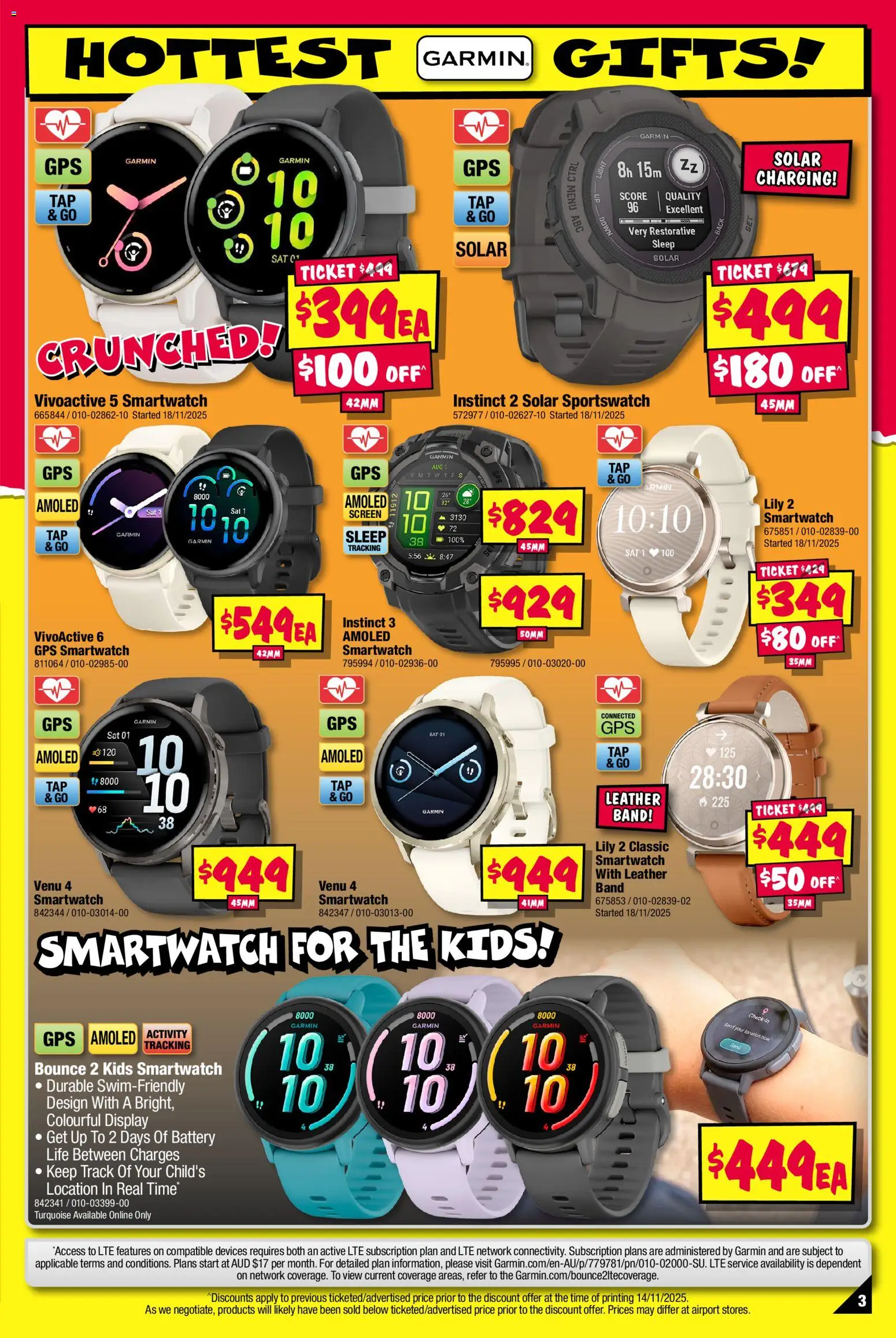 JB Hi-Fi catalogue - valid from 04.12.2025 | Page: 3 | Products: Battery, Screen, Smartwatch