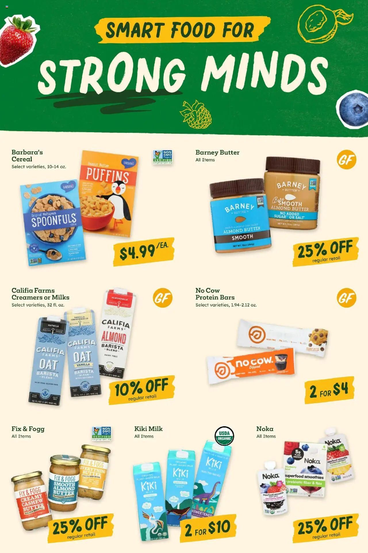 Sprouts Monthly Ad - valid from 31.07.2025 | Page: 6 | Products: Milk, Butter, Pineapple, Sugar
