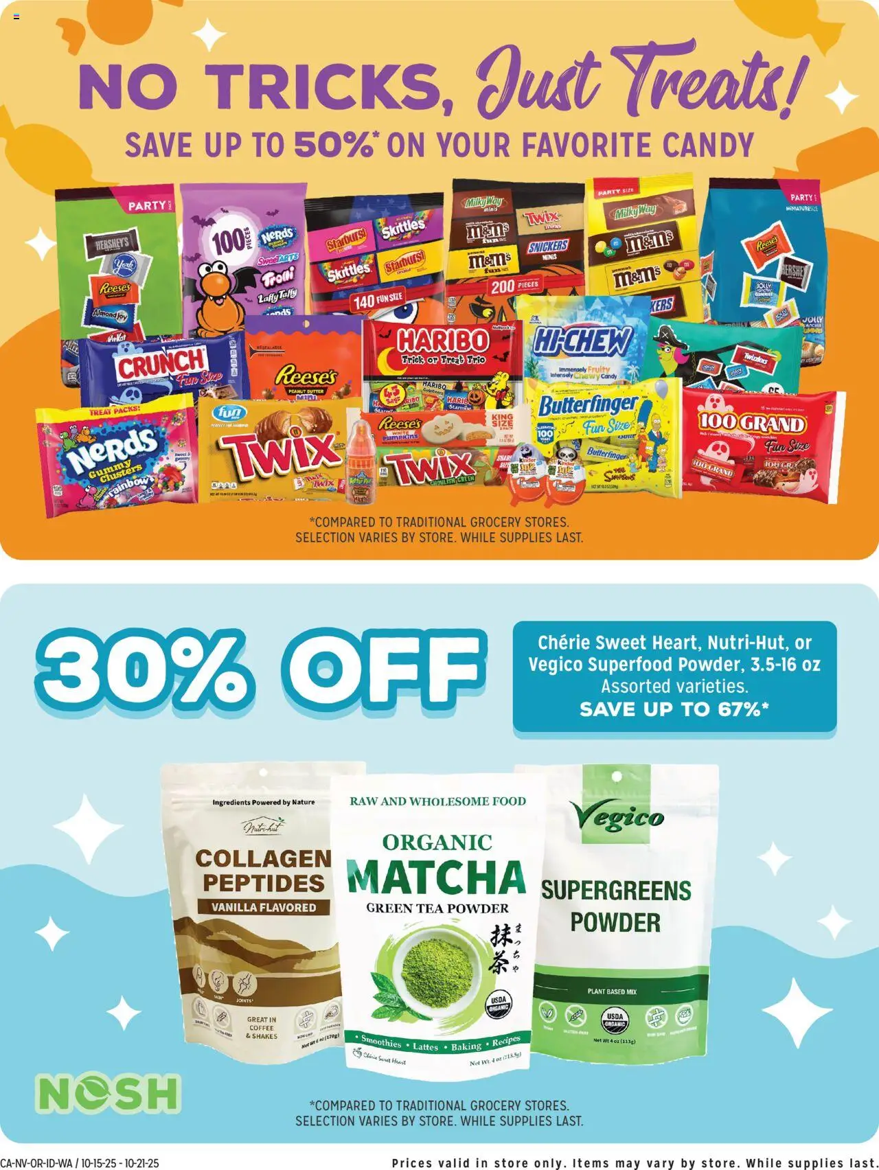 Grocery Outlet Weekly Ad - ID - valid from 15.10.2025 | Page: 4 | Products: Green Tea, Butter, Coffee, Tea