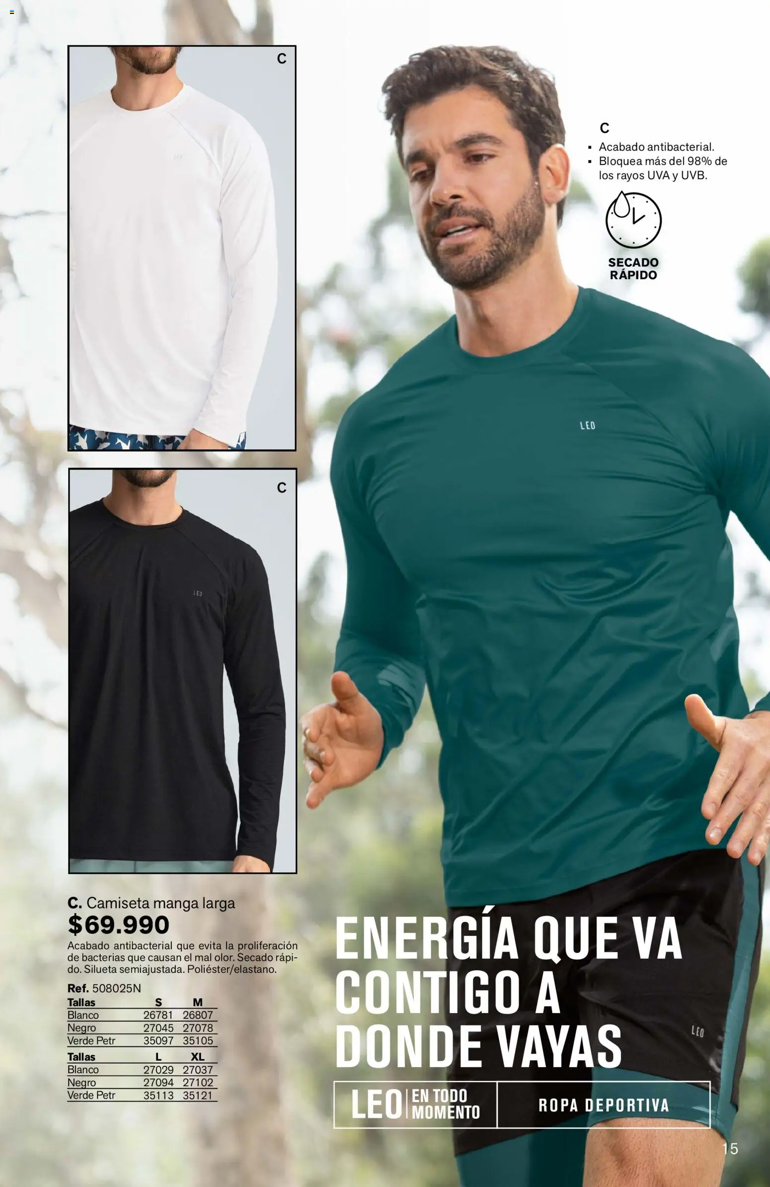 Leonisa revista - valida desde el 16.03.2026 | Página: 15 | Productos: Camiseta, Uva, Ropa