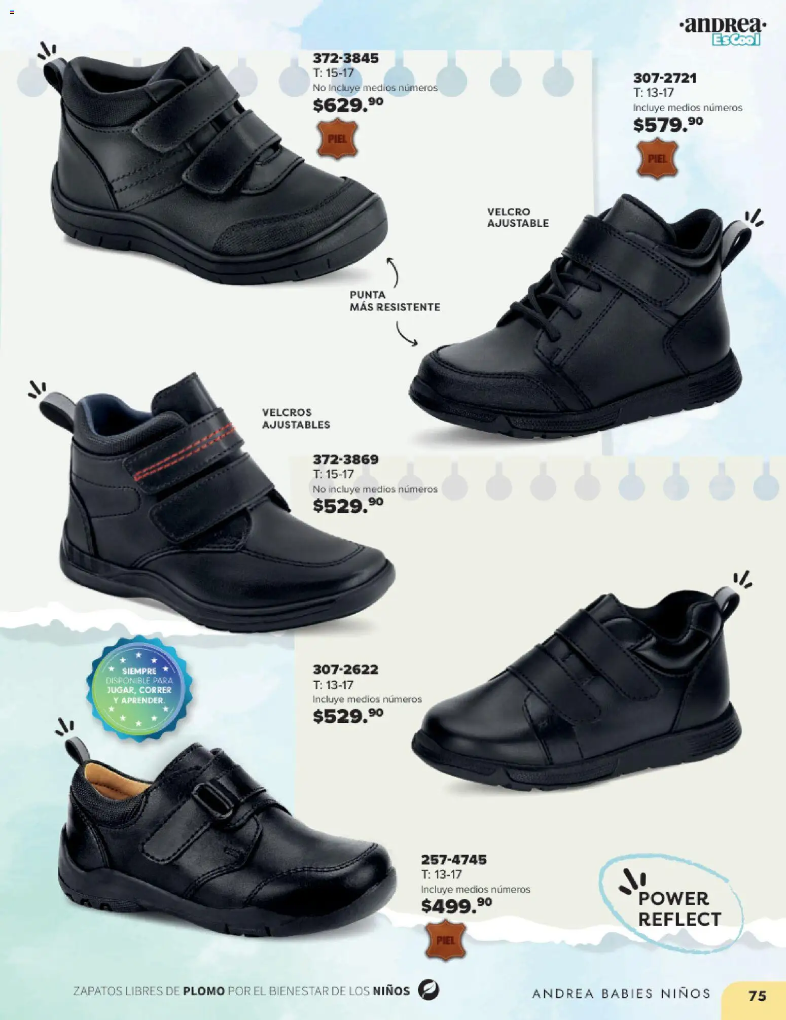 Nuevas ofertas de Andrea válidas en toda la República Mexicana desde el 25.05.2025. ¡Encuentra las mejores ofertas en Andrea catálogo Colegial ! | Página: 75 | Productos: Zapatos