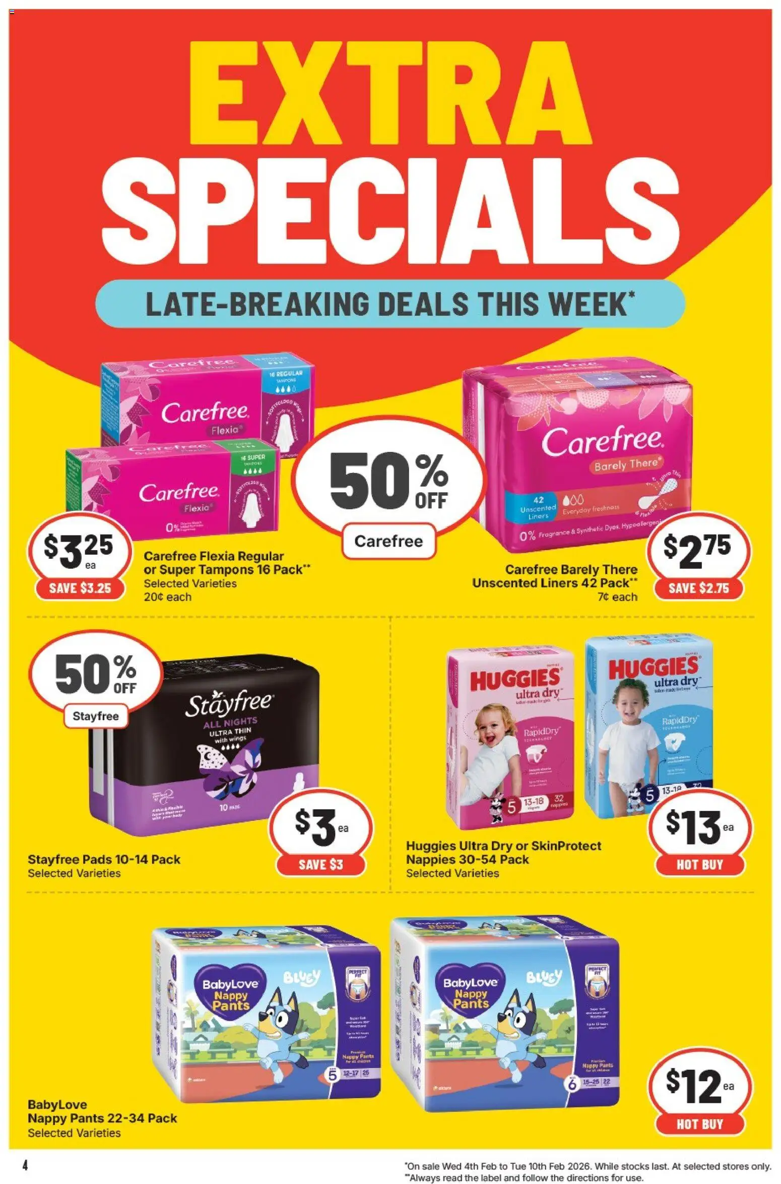 IGA catalogue - valid from 04.02.2026 | Page: 5 | Products: Deodorant, Antiperspirant, Toothbrush, Tablets