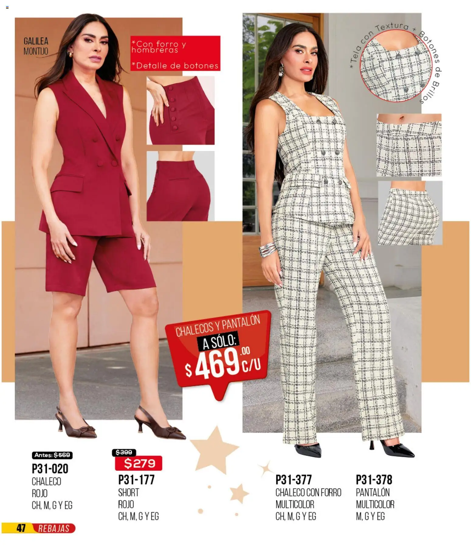 Nuevas ofertas de Cklass válidas en toda la República Mexicana desde el 30.11.2025. ¡Encuentra las mejores ofertas en Cklass catálogo Rebajas Navideñas Calzado! | Página: 479 | Productos: Chaleco, Short, Té