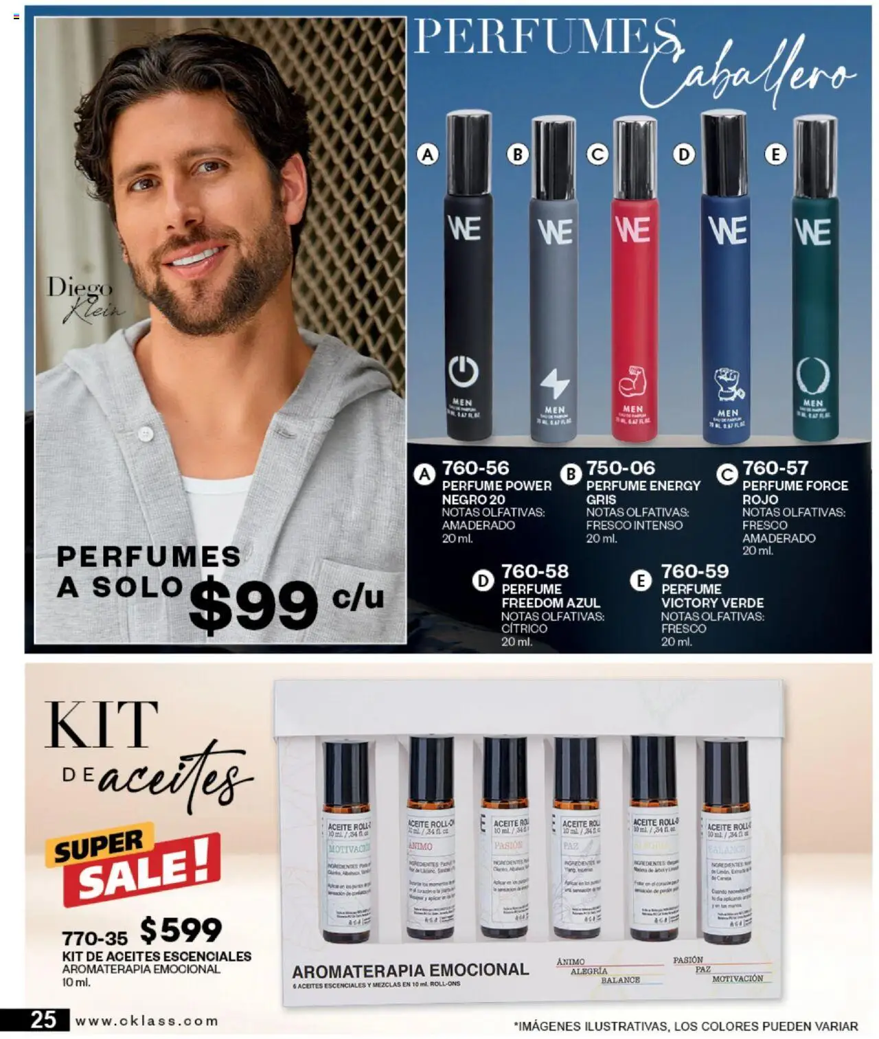 Nuevas ofertas de Cklass válidas en toda la República Mexicana desde el 15.09.2025. ¡Encuentra las mejores ofertas en Cklass - Catálogo Home Invierno ! | Página: 95 | Productos: Aceite, Perfume