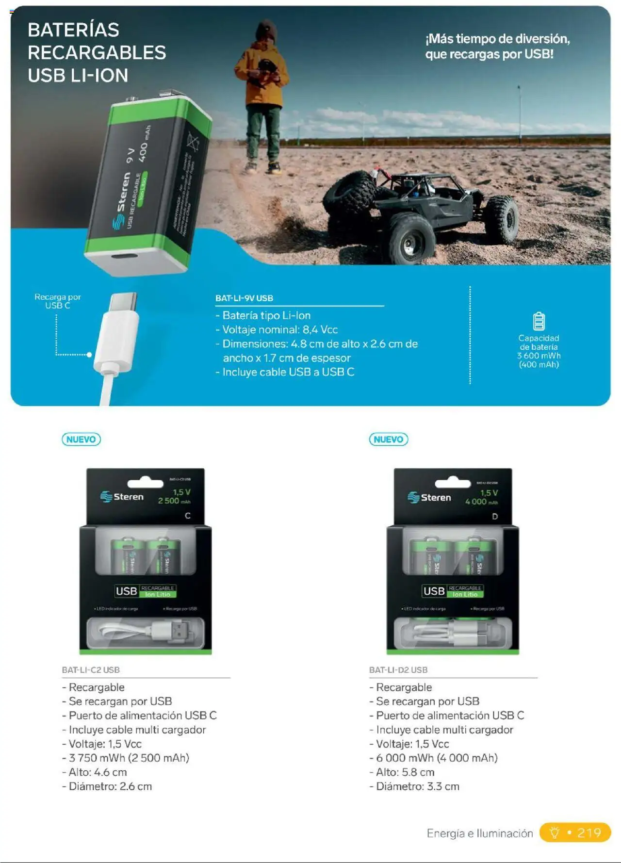 Nuevas ofertas de Steren válidas en toda la República Mexicana desde el 01.01.2025. ¡Encuentra las mejores ofertas en Steren catálogo! | Página: 237 | Productos: Cargador, Cable USB, Cable, Batería