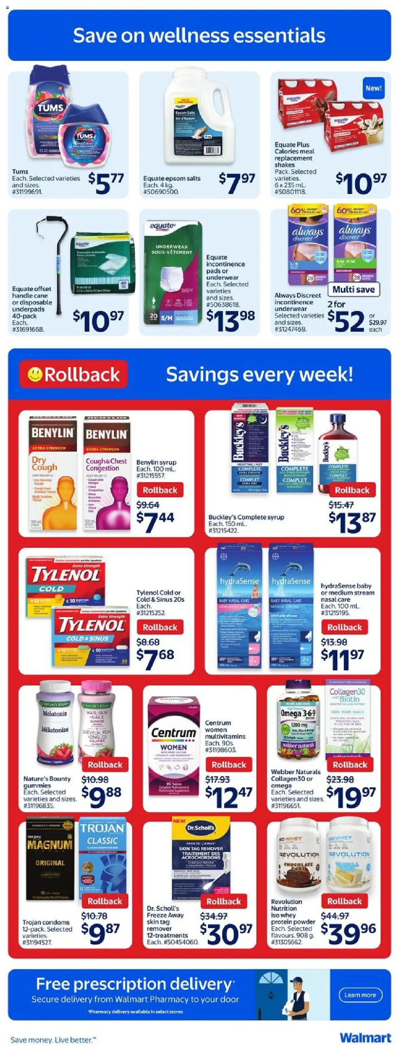 Walmart flyer valid from 16.10.2025 | Page: 14 | Products: Powder, Chocolate, Underwear