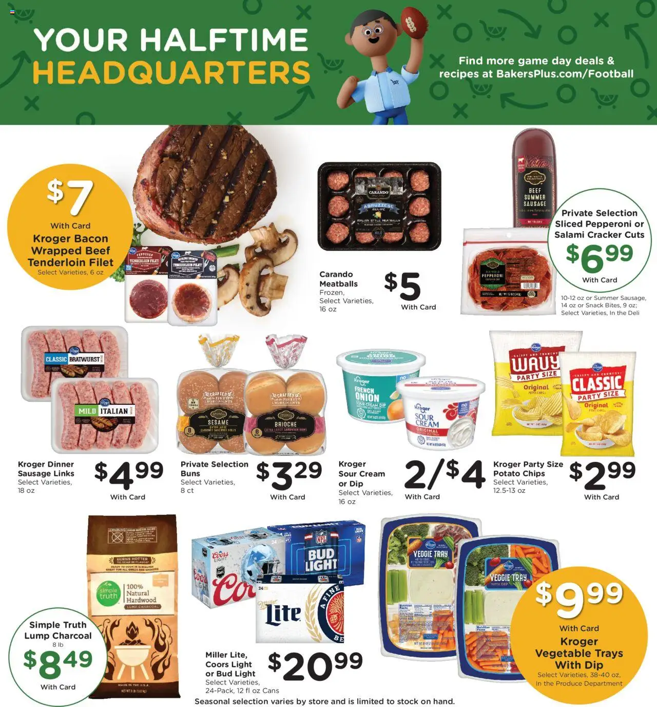 Baker's Weekly Ad - valid from 08.10.2025 | Page: 8 | Products: Sour cream, Cream, Game, Onion