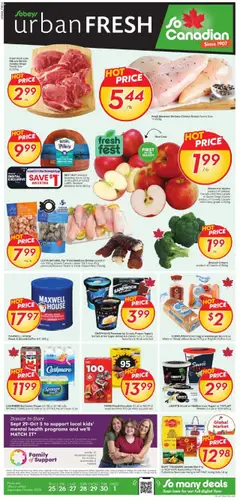 Preview of Sobeys - Weekly Flyer - Urban Fresh from shop Sobeys valid from 25.09.2025