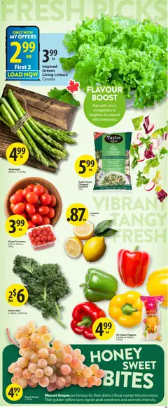Preview of Save on foods weekly flyer / circulaire from shop Save on foods valid from 19.03.2026 | Page: 3 | Products: Salad, Tomatoes