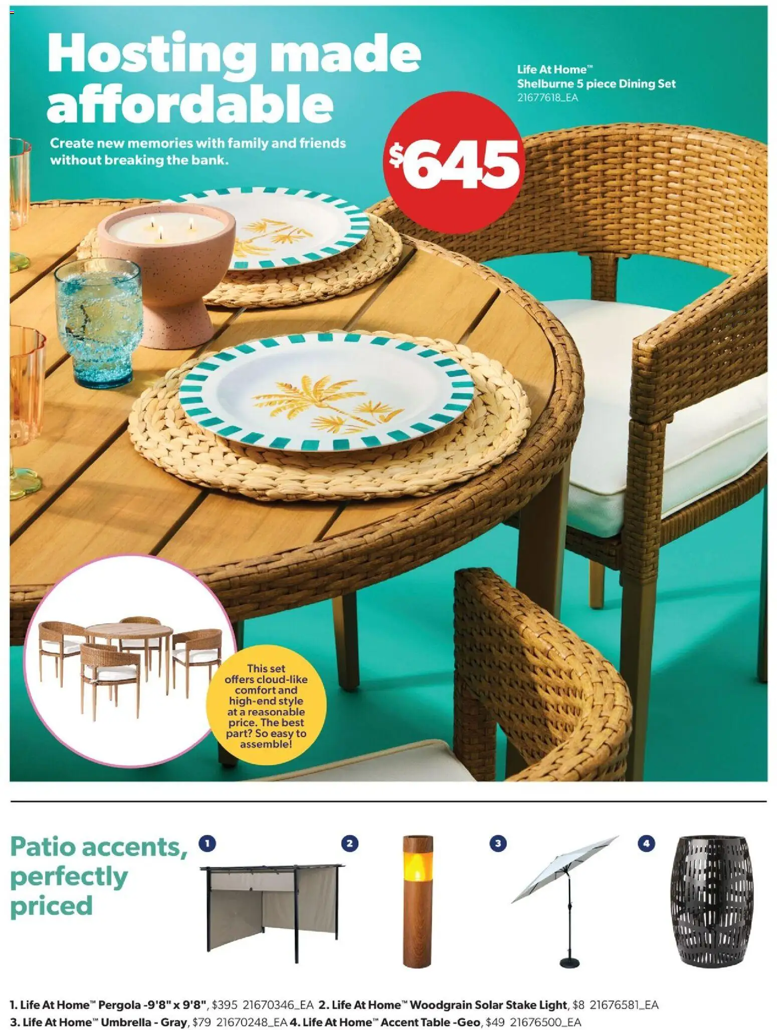 Real Canadian Superstore flyer valid from 09.04.2026 | Page: 7 | Products: Umbrella, Table