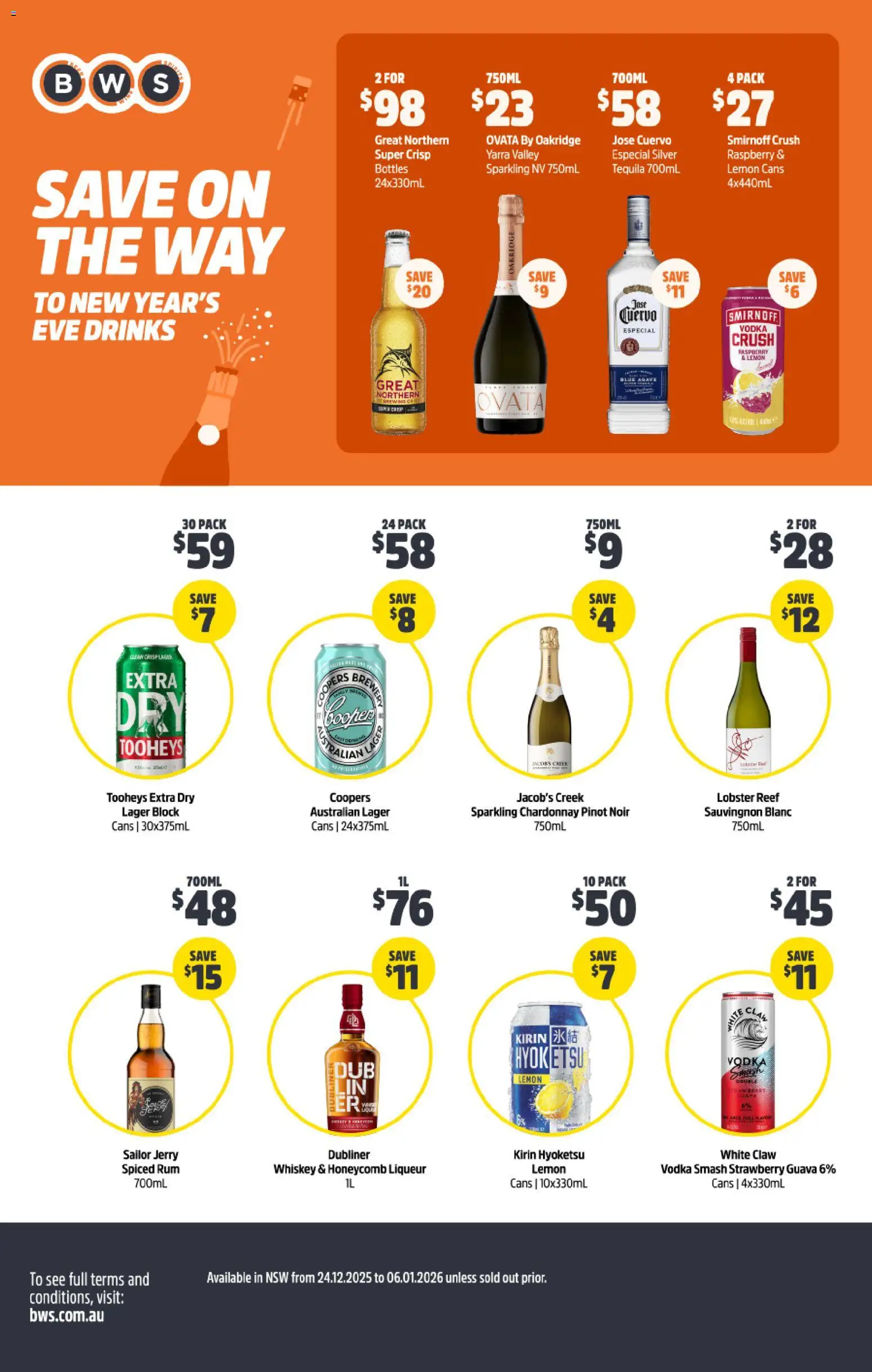 Woolworths catalogue - valid from 31.12.2025 | Page: 33 | Products: Vodka, Whiskey, Rum, Raspberry
