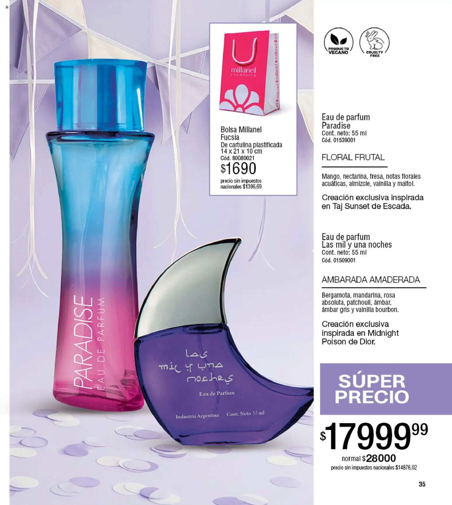 Millanel - Catálogo │ válido desde el 30.03.2026 | Página: 35 | Productos: Bolsa