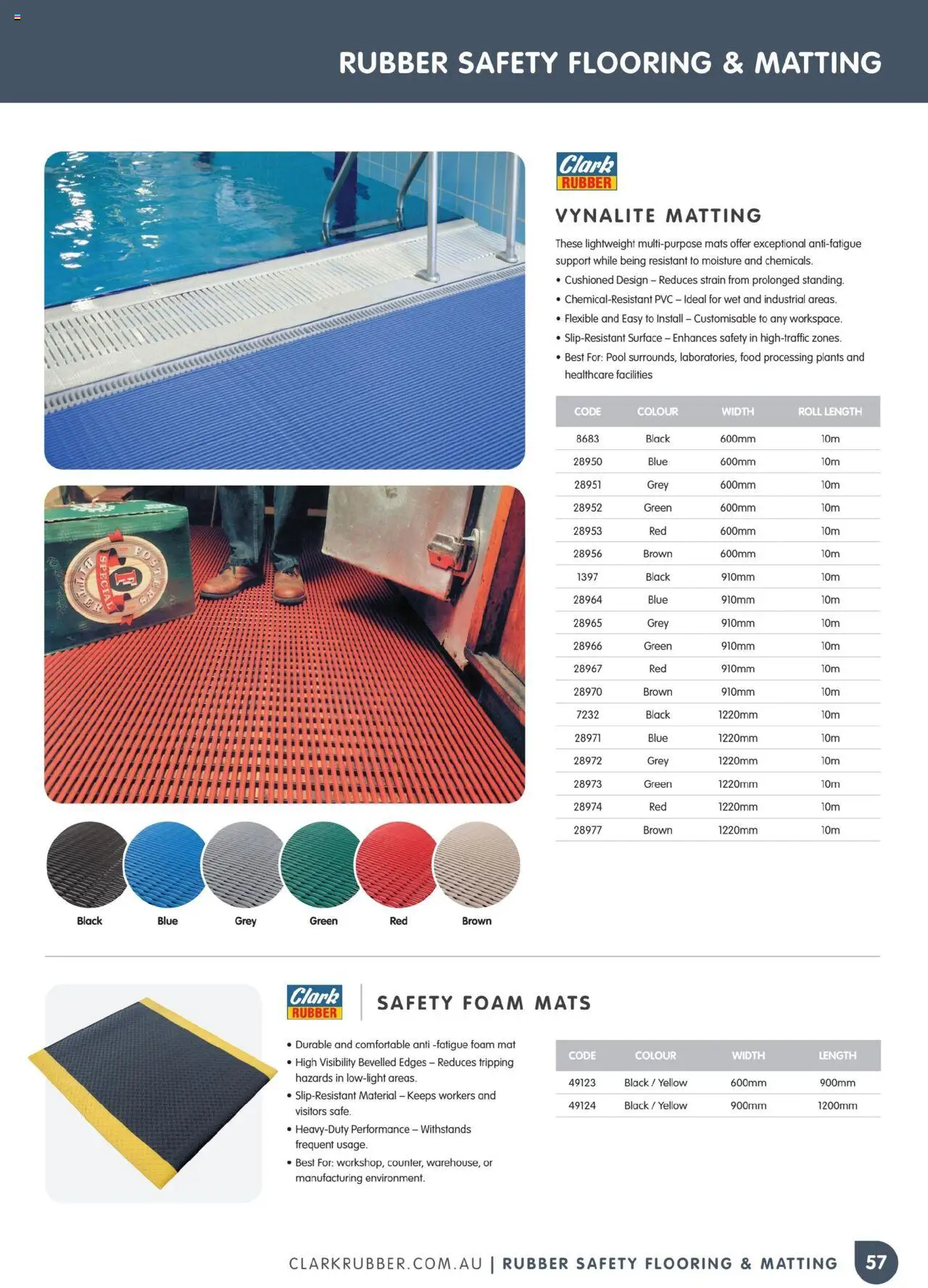 Clark Rubber catalogue - valid from 05.05.2025 | Page: 57 | Products: Flooring, Multipurpose