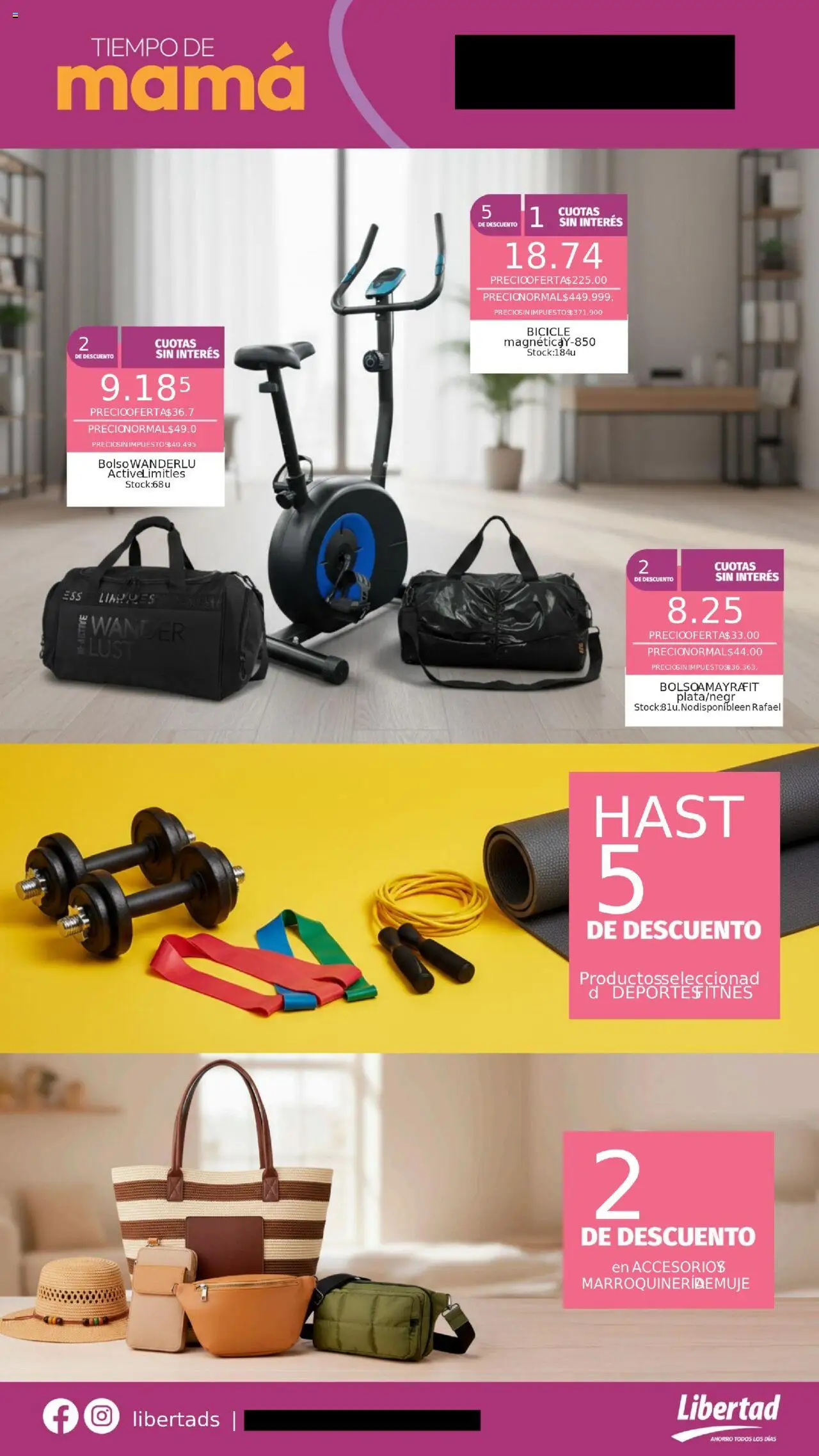 Hipermercado Libertad - Día de la madre 2025 │ válido desde el 09.10.2025 | Página: 9 | Productos: Bolso