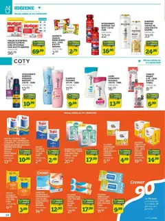 Cooper ofertas Quinzenal - Pré-Visualização do folheto da loja Cooper, válido de 15.04.2026 | Página: 14 | Produtos: Shampoo, Desodorante, Algodão, Disco