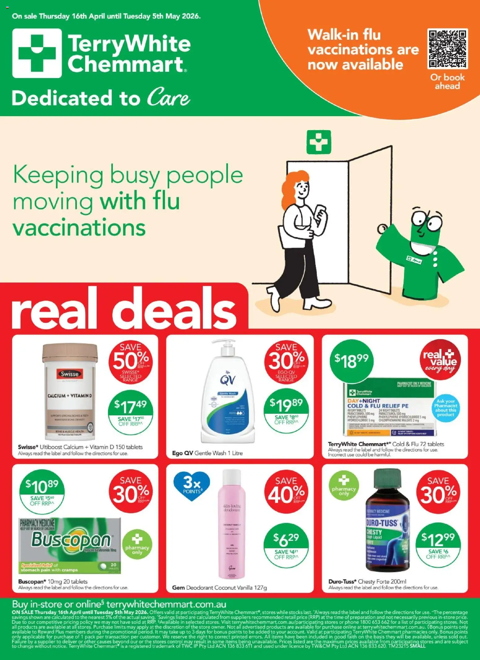 Terry White catalogue - valid from 16.04.2026 | Page: 1 | Products: Gem, Phone, Tablets, Vitamin