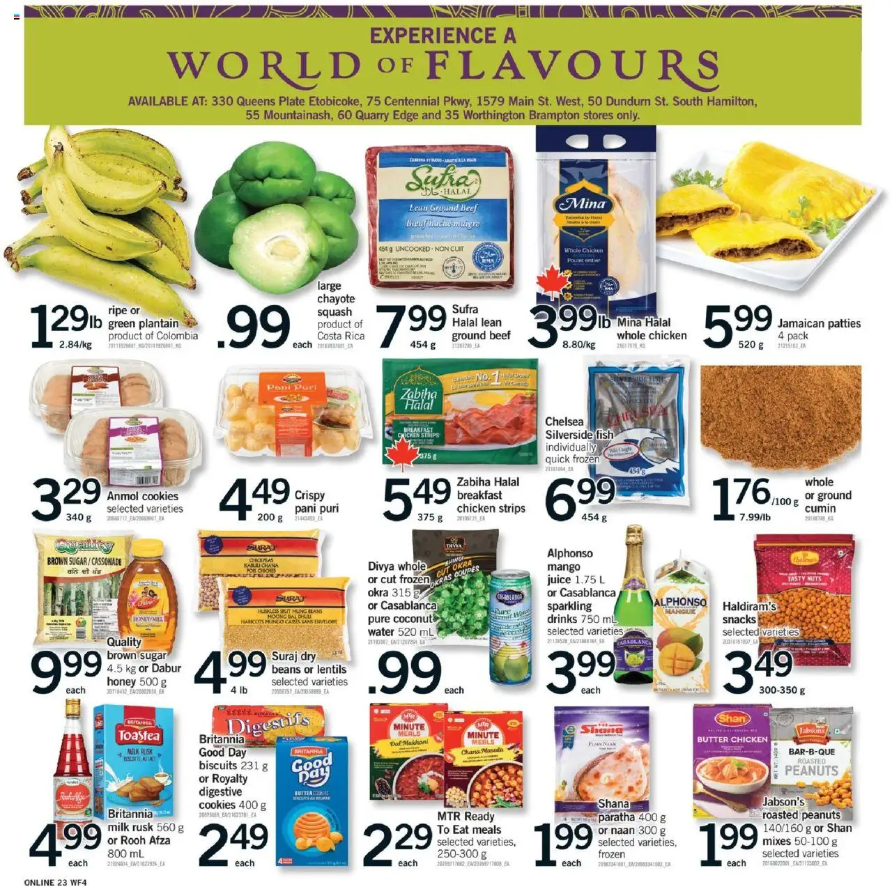 Fortinos flyer valid from 02.10.2025 | Page: 23 | Products: Beef, Cookies, Butter, Chicken