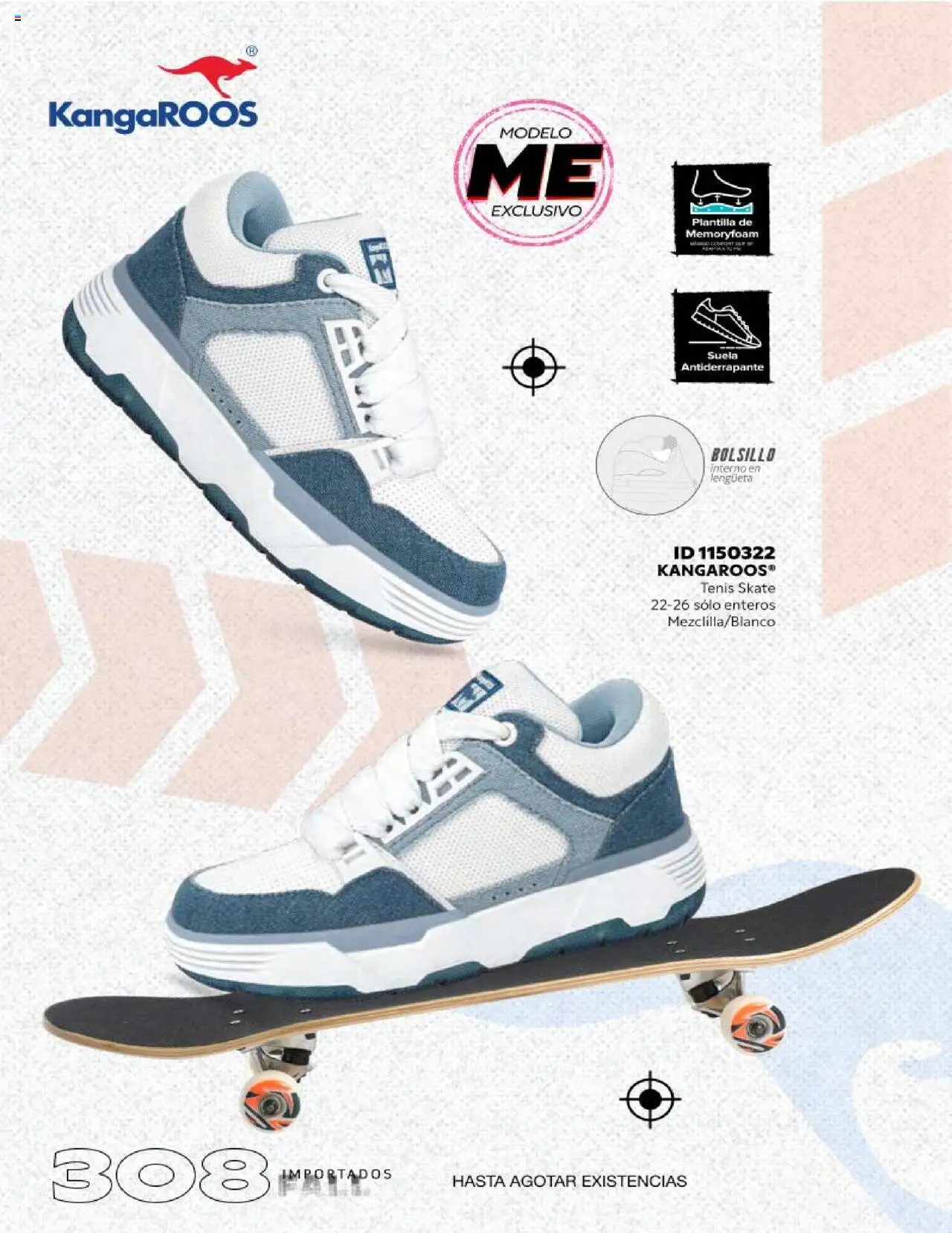 Nuevas ofertas de Price Shoes válidas en toda la República Mexicana desde el 18.10.2025. ¡Encuentra las mejores ofertas en Price Shoes catálogo Fall Importados segunda! | Página: 308 | Productos: Tenis