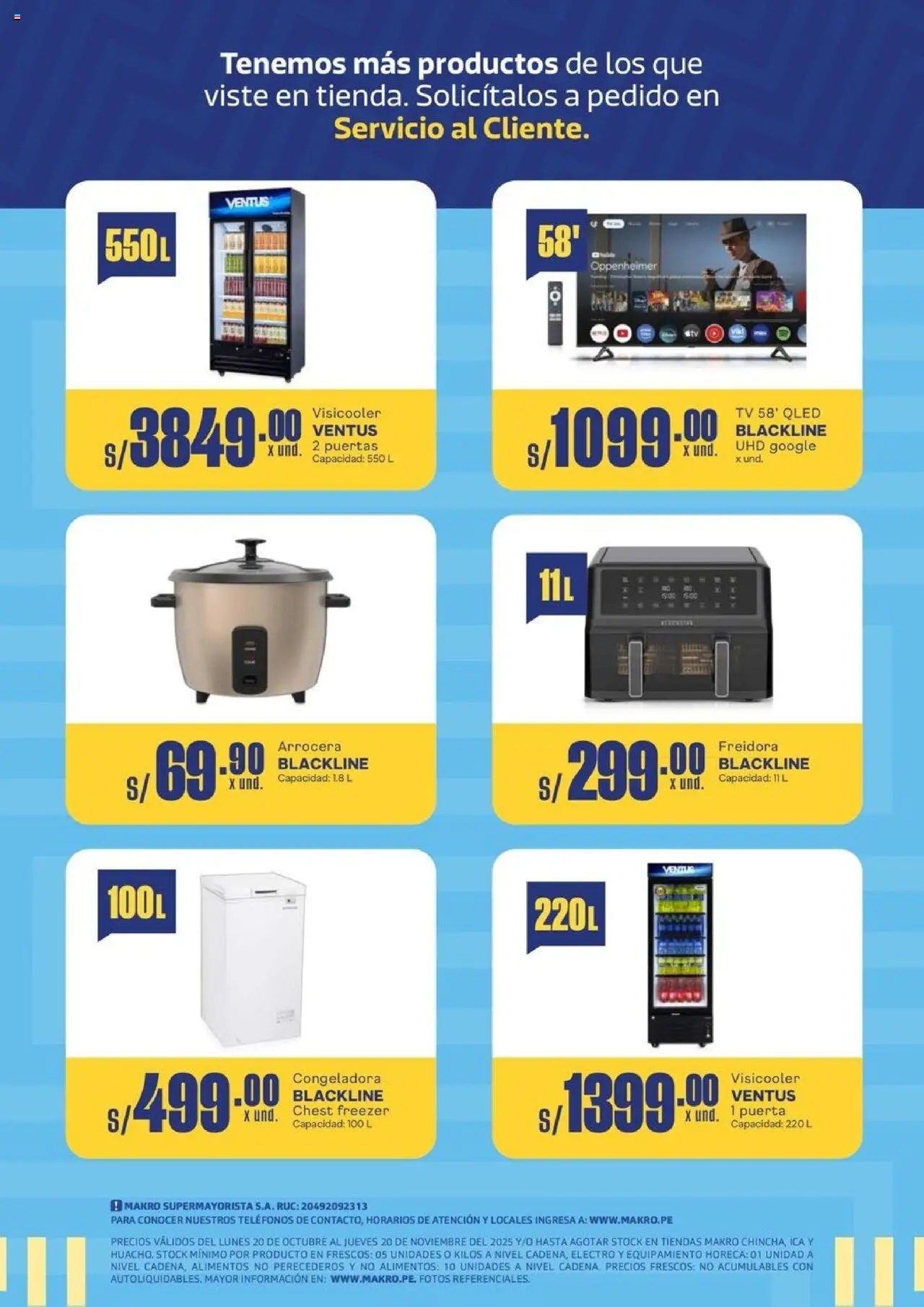 Catálogo Makro válido desde 20.10.2025 | Página: 2 | Productos: Freidora