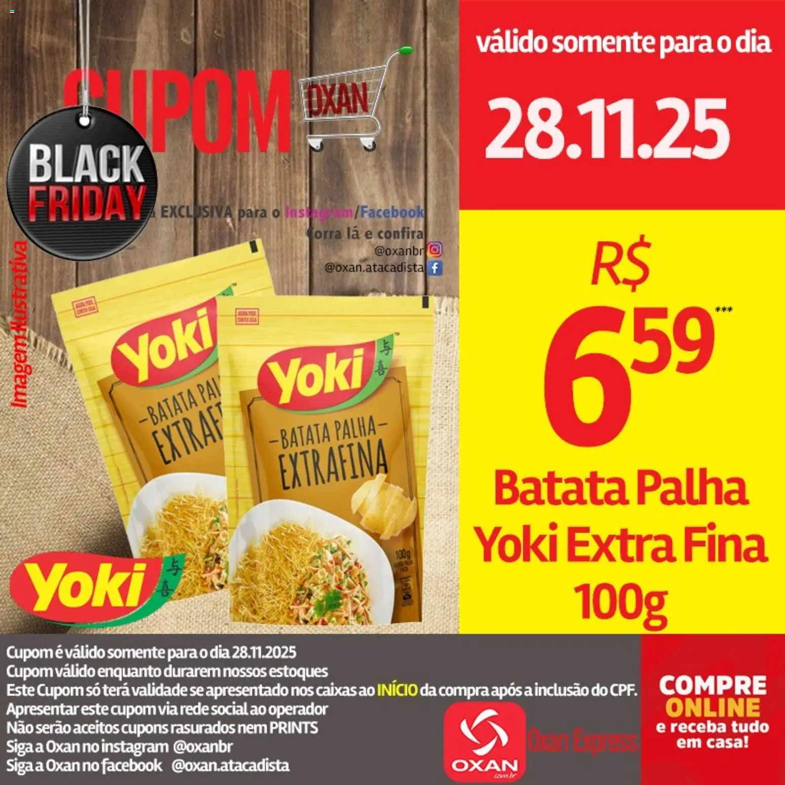 Oxan Atacadista Folheto - válido de 28.11.2025 | Página: 17 | Produtos: Batata palha, Batata