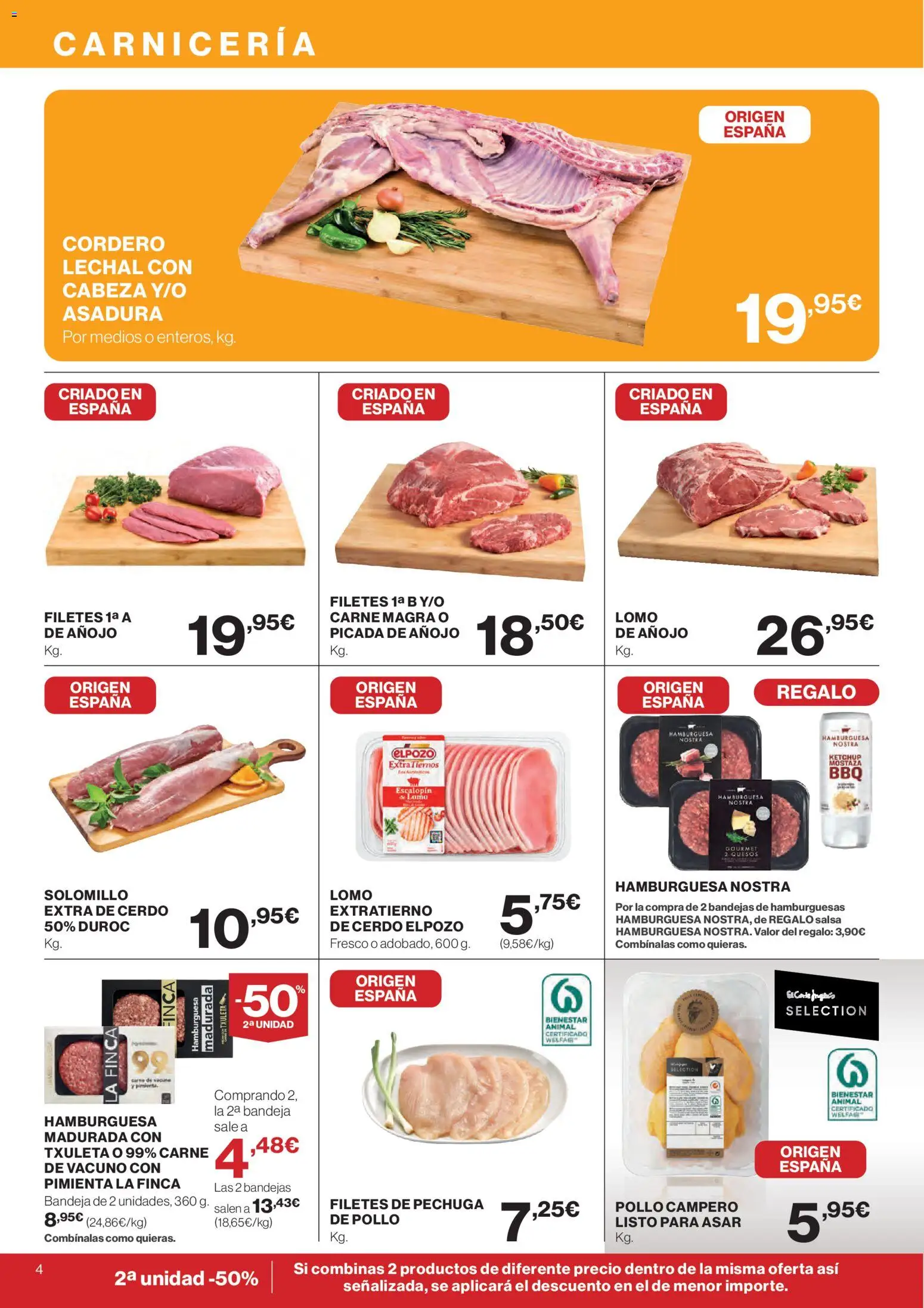 Nuevas ofertas de El Corte Inglés válidas en toda la República Mexicana desde el 12.02.2026. ¡Encuentra las mejores ofertas en El Corte Inglés catálogo! | Página: 4 | Productos: Pollo, Bandeja, Pimienta, Cerdo