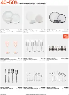 Preview of Myer Catalogue  - valid from 10.02.2026 | Page: 21 | Products: Cutlery, Dinner set, Wine, Melon