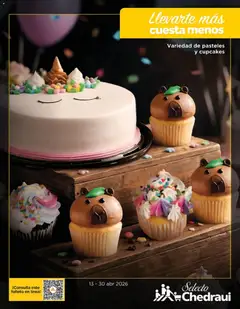Vista previa de Chedraui folleto Llevarte más cuesta menos, nuevo folleto de la tienda, válido en México a partir del 13.04.2026