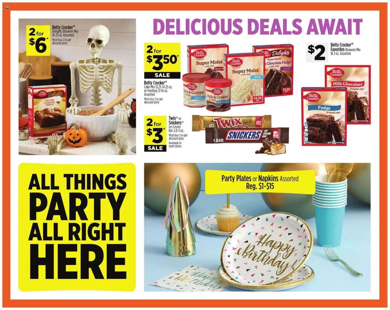 Dollar General Weekly Ad - valid from 07.09.2025 | Page: 10 | Products: Milk, Chocolate, Cream, Ice cream