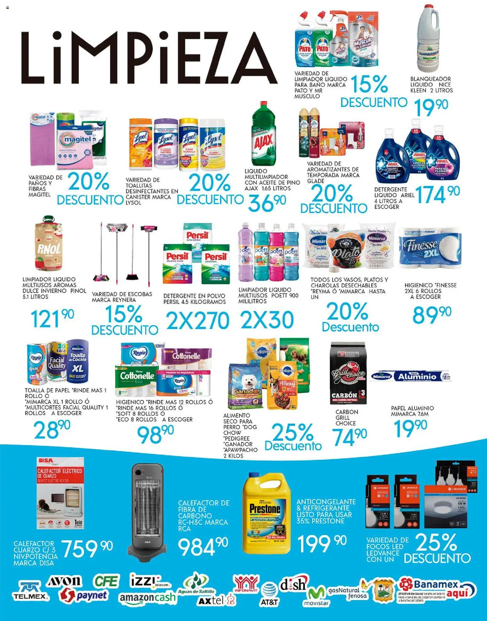 Nuevas ofertas de Alsuper válidas en toda la República Mexicana desde el 07.11.2025. ¡Encuentra las mejores ofertas en Alsuper folleto Saltillo! | Página: 5 | Productos: Limpiador, Baño, Polvo, Calefactor