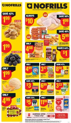 Preview of No Frills weekly flyer / circulaire from shop No Frills valid from 26.02.2026
