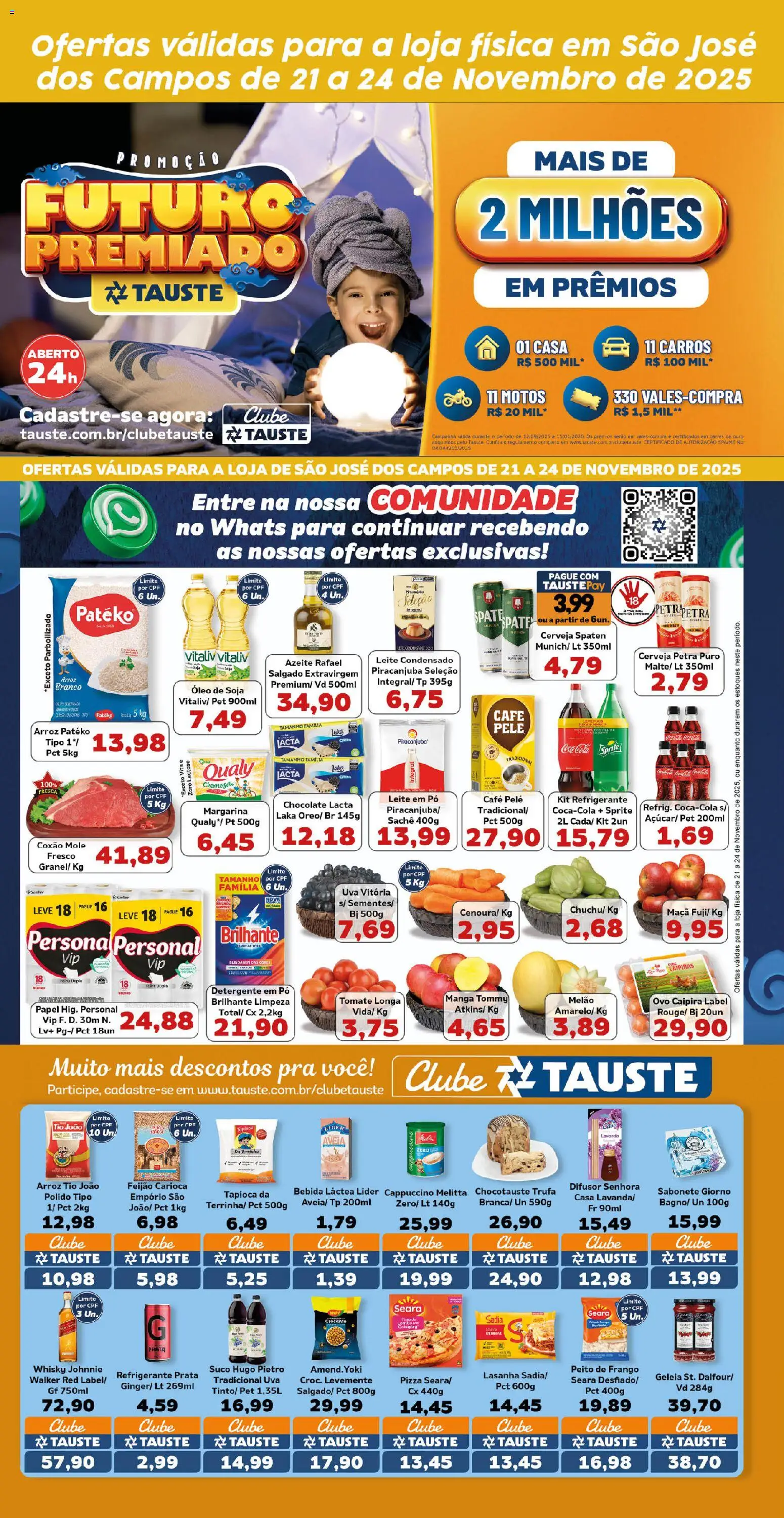 Tauste Folheto - válido de 21.11.2025 | Página: 2 | Produtos: Whisky, Detergente, Geleia, Frango