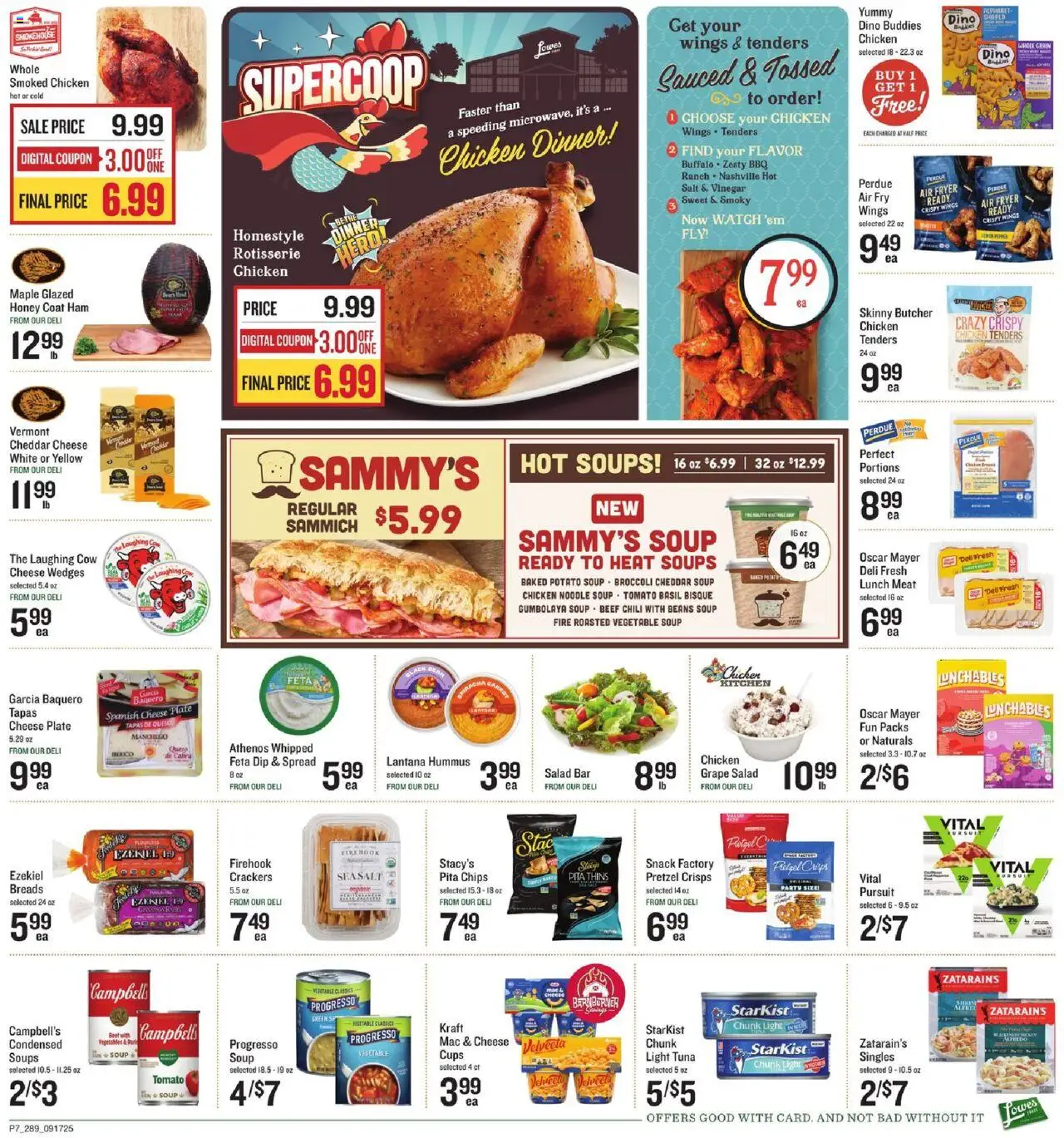 Lowes Foods Weekly Ad - valid from 17.09.2025 | Page: 10 | Products: Fryer, Salad, Vegetables, Salt