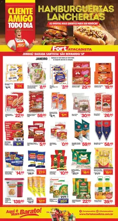 Fort Atacadista - Ofertas Hamburguerias Lancherias - Pré-Visualização do folheto da loja Fort Atacadista, válido de 12.01.2026
