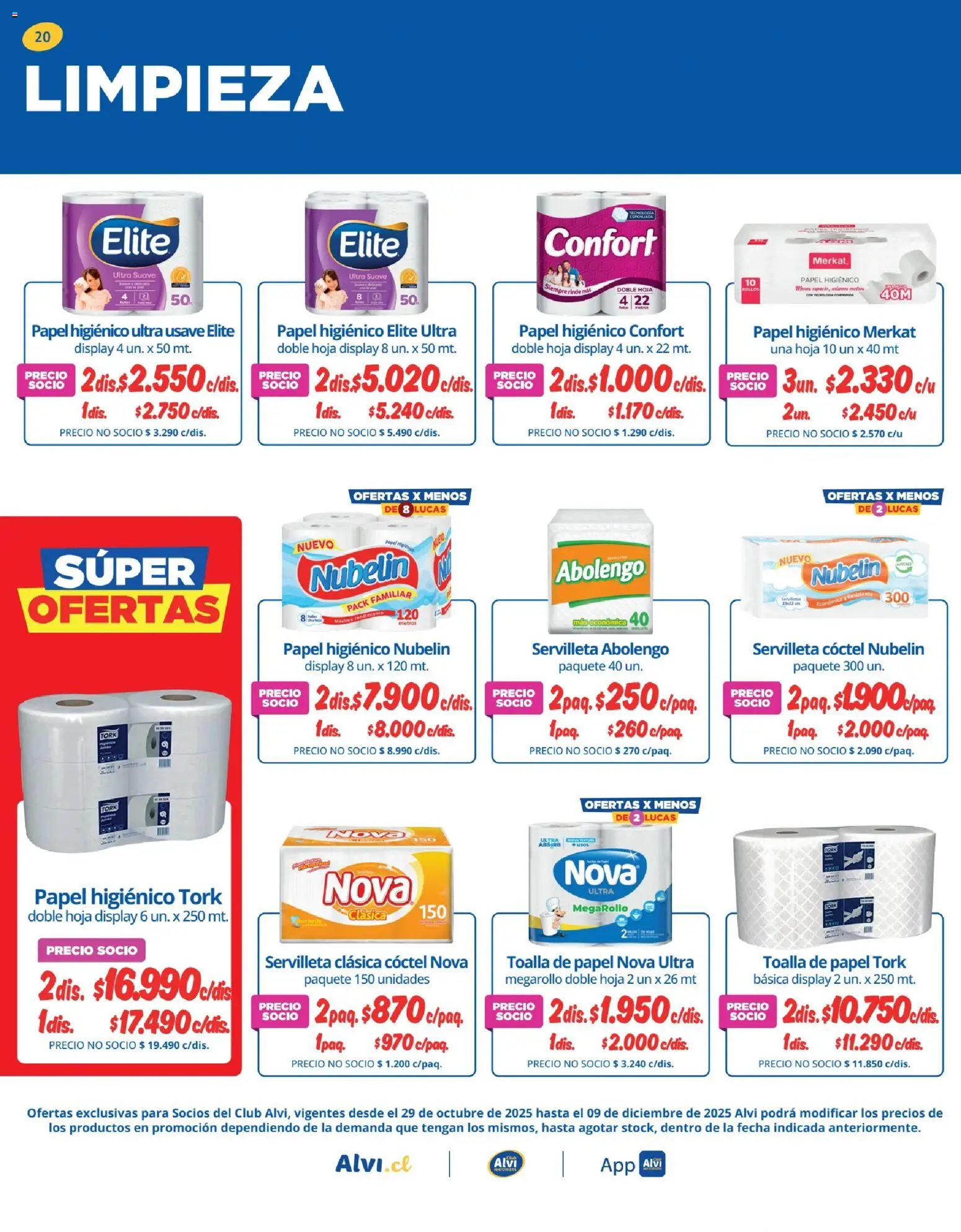 Black Friday Alvi │ válido desde el 04.11.2025 | Página: 20 | Productos: Toalla, Papel higiénico